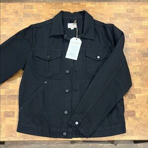 Tecovas Onyx Waxed Canvas Trucker Jacket